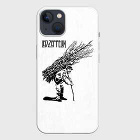 Чехол для iPhone 13 с принтом Led Zeppelin IV в Белгороде,  |  | led | led zep | led zeppelin | ledzep | lz | zoso | белая | джимми пейдж | джон генри бонэм | джон пол джонс | зосо | лед зепелен | лед зеппелин | ледзепелен | ледзеппелин | роберт плант | рок группа | четвертый альбом