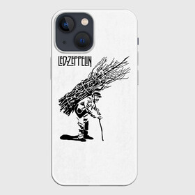 Чехол для iPhone 13 mini с принтом Led Zeppelin IV в Белгороде,  |  | led | led zep | led zeppelin | ledzep | lz | zoso | белая | джимми пейдж | джон генри бонэм | джон пол джонс | зосо | лед зепелен | лед зеппелин | ледзепелен | ледзеппелин | роберт плант | рок группа | четвертый альбом