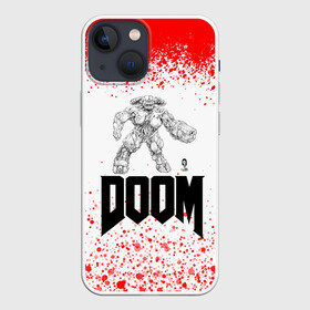 Чехол для iPhone 13 mini с принтом BOSS | FAN ART в Белгороде,  |  | cyber demon | cyberdemon | demons | devil | doom | doom eternal | doom slayer | hell | ад | демон | демоны | дум | кибер демон | кибердемон