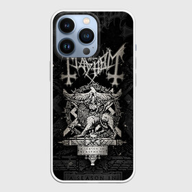 Чехол для iPhone 13 Pro с принтом MAYHEM   A Season In Blasphemy в Белгороде,  |  | a season in blasphemy | black metal | mayhem | блэкметал | группа | мейхем | метал | рок