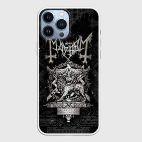 Чехол для iPhone 13 Pro Max с принтом MAYHEM   A Season In Blasphemy в Белгороде,  |  | Тематика изображения на принте: a season in blasphemy | black metal | mayhem | блэкметал | группа | мейхем | метал | рок