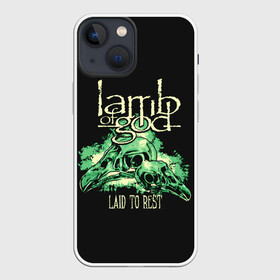 Чехол для iPhone 13 mini с принтом Laid to rest в Белгороде,  |  | alternative | lamb of god | log | metall | music | rock | альтернатива | ламб оф гад | ламб оф год | металл | музыка | рок