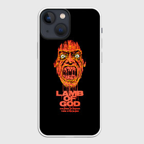Чехол для iPhone 13 mini с принтом Scary zombie LOG в Белгороде,  |  | alternative | lamb of god | log | metall | music | rock | альтернатива | ламб оф гад | ламб оф год | металл | музыка | рок