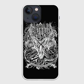 Чехол для iPhone 13 mini с принтом Конгрегация в Белгороде,  |  | alternative | lamb of god | log | metall | music | rock | альтернатива | ламб оф гад | ламб оф год | металл | музыка | рок