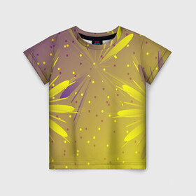 Детская футболка 3D с принтом Новогодний салют(фейерверк) в Белгороде, 100% гипоаллергенный полиэфир | прямой крой, круглый вырез горловины, длина до линии бедер, чуть спущенное плечо, ткань немного тянется | абстракция | конфети | новый год | салют | фейерверк