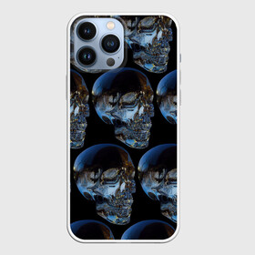 Чехол для iPhone 13 Pro Max с принтом Vanguard skull pattern 2022 в Белгороде,  |  | fashion | hype | pattern | skull | vanguard | авангард | мода | стекло | узор | хайп | череп
