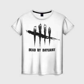 Женская футболка 3D с принтом DEAD BY DAYLIGHT (FLO) в Белгороде, 100% полиэфир ( синтетическое хлопкоподобное полотно) | прямой крой, круглый вырез горловины, длина до линии бедер | популярное | психоделика | смысл | хайп | чепер