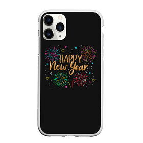 Чехол для iPhone 11 Pro Max матовый с принтом Fireworks Explosinons. Happy New Year в Белгороде, Силикон |  | Тематика изображения на принте: 2022 | 22 | claps | explosion | fireworks | happy | new | paint | rain | salute | snow | year | взрыв | год | дождик | краски | новый | салюта | снег | фейерверк | хлопки