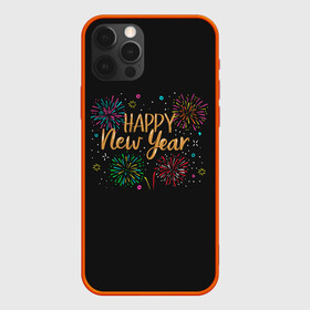 Чехол для iPhone 12 Pro с принтом Fireworks Explosinons. Happy New Year в Белгороде, силикон | область печати: задняя сторона чехла, без боковых панелей | 2022 | 22 | claps | explosion | fireworks | happy | new | paint | rain | salute | snow | year | взрыв | год | дождик | краски | новый | салюта | снег | фейерверк | хлопки