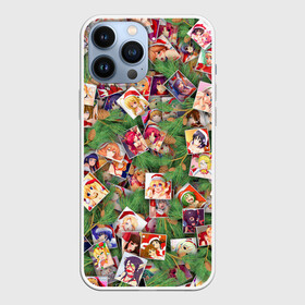 Чехол для iPhone 13 Pro Max с принтом Ахегао С новым годом в Белгороде,  |  | ahegao | anime | manga | аниме | ахегао | ветки | ёлка | ель | коллаж | манга | новогодний | новый год | паттерн | шишки