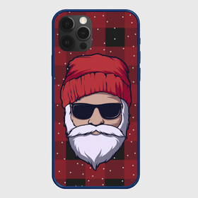 Чехол для iPhone 12 Pro Max с принтом SANTA HIPSTER | САНТА ХИПСТЕР в Белгороде, Силикон |  | 2022 | bad | christmas | cold | dab | dub | hipster | klaus | merry | new | santa | snow | winter | year | год | даб | зима | клаус | мороз | новый | рождество | санта | снег | хипстер | холод