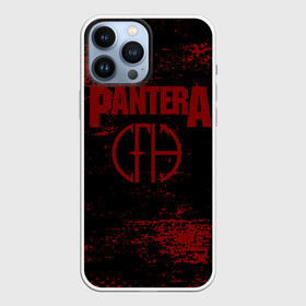 Чехол для iPhone 13 Pro Max с принтом Pantera (кляксы) в Белгороде,  |  | Тематика изображения на принте: pantera | американская металгруппа | грувметал | группа | музыка | пантера | рок | рок группа