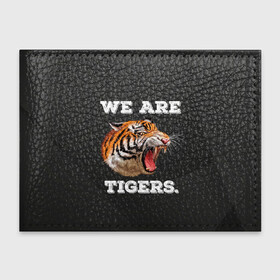 Обложка для студенческого билета с принтом Тигр. We are tigers в Белгороде, натуральная кожа | Размер: 11*8 см; Печать на всей внешней стороне | tiger | восточный тигр | год тигра | кошка | тигр | тигренок | хищник