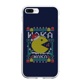 Чехол для iPhone 7Plus/8 Plus матовый с принтом WAKA WAKA NEW YEAR   НОВЫЙ ГОД ГЕЙМЕРАМ ВАКА ВАКА 2022 в Белгороде, Силикон | Область печати: задняя сторона чехла, без боковых панелей | 2022 | beast | merry christmas | new year | red bow | santa hat | snow | tiger | winter | winter is coming | year of the tiger | год тигра | дед мороз | животные | звери | зверь | зима | зима 2022 | зима близко | новогодний свитер | новогодний у