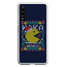 Чехол для Honor 20 с принтом WAKA WAKA NEW YEAR   НОВЫЙ ГОД ГЕЙМЕРАМ ВАКА ВАКА 2022 в Белгороде, Силикон | Область печати: задняя сторона чехла, без боковых панелей | 2022 | beast | merry christmas | new year | red bow | santa hat | snow | tiger | winter | winter is coming | year of the tiger | год тигра | дед мороз | животные | звери | зверь | зима | зима 2022 | зима близко | новогодний свитер | новогодний у