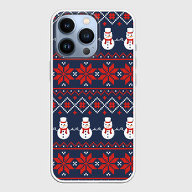 Чехол для iPhone 13 Pro с принтом Christmas Background в Белгороде,  |  | background | christmas | holiday | knitted pattern | new year | pattern | snowman | вязаный узор | новый год | праздник | рождество | снеговик | узор | фон