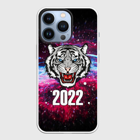 Чехол для iPhone 13 Pro с принтом ЧЁРНЫЙ ТИГР НОВЫЙ ГОД 2022   GRAY TIGER NEW YEAR в Белгороде,  |  | 2022 | beast | merry christmas | new year | red bow | santa hat | snow | tiger | winter | winter is coming | year of the tiger | год тигра | дед мороз | животные | звери | зверь | зима | зима 2022 | зима близко | новог | новогодни