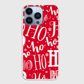 Чехол для iPhone 13 Pro с принтом HO HO HO Новогодняя в Белгороде,  |  | 2021 | 2022 | christmas | happy | ho ho ho | merry | merry christmas | new year | santa | snow | sweater | ugly christmas | winter | зима | новогодний | новогодняя | новый год | рождественский | рождественский свитер | рождество | санта | свитер