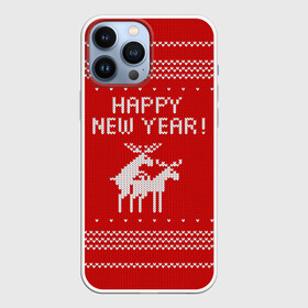 Чехол для iPhone 13 Pro Max с принтом Свитер   вязаные олени в Белгороде,  |  | christmas | holiday | knitted deer | love | new year | ornament | pattern | red sweater | вязаные олени | красный свитер | любовь | новый год | орнамент | праздник | рождество | узор