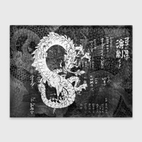 Обложка для студенческого билета с принтом ЧБ Японский Дракон | Dragon (Иероглифы) в Белгороде, натуральная кожа | Размер: 11*8 см; Печать на всей внешней стороне | beast | dragon | fire | grunge | горелый | дракон | животные | зверь | змей | иероглифы | когти | огонь | пепел | пламя | потертости | узор | чб | японский