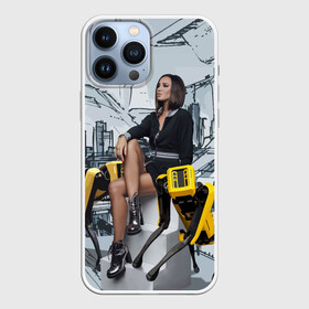Чехол для iPhone 13 Pro Max с принтом Olga Buzova in the future 2028 в Белгороде,  |  | beauty | city | future | girl | olga buzova | robots | style | vanguard | авангард | будущее | город | девушка | красавица | ольга бузова | стиль