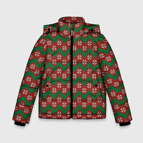 Зимняя куртка для мальчиков 3D с принтом Knitted Snowflake Pattern в Белгороде, ткань верха — 100% полиэстер; подклад — 100% полиэстер, утеплитель — 100% полиэстер | длина ниже бедра, удлиненная спинка, воротник стойка и отстегивающийся капюшон. Есть боковые карманы с листочкой на кнопках, утяжки по низу изделия и внутренний карман на молнии. 

Предусмотрены светоотражающий принт на спинке, радужный светоотражающий элемент на пуллере молнии и на резинке для утяжки | background | christmas | geometry | knitted pattern | new year | pattern | snowflakes | texture | вязаный узор | геометрия | новый год | паттерн | рождество | снежинки | текстура | узор | фон