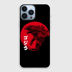 Чехол для iPhone 13 Pro Max с принтом ГОДЗИЛА, ИЕРОГЛИФЫ в Белгороде,  |  | comic con | godzilla | gojira | japan | logo | годзилла | знаки | иероглифы | лого | монстр | фильм | чудовище | япония