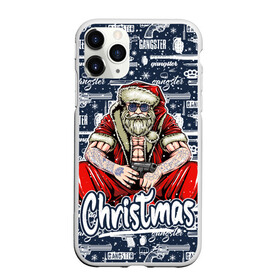 Чехол для iPhone 11 Pro матовый с принтом Гангстер Санта Клаус   Santa Claus Gangster в Белгороде, Силикон |  | christmas | бита | гангстер | дед мороз | кастет | новый год | нож | оружие | пистолет | рождество | санта | снежинка
