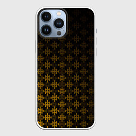 Чехол для iPhone 13 Pro Max с принтом Золотой гобелен в Белгороде,  |  | гобелен | золотой | свет | темнота | узор