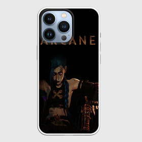 Чехол для iPhone 13 Pro с принтом Arcane :: Джинкс Паудэр в Белгороде,  |  | аркейн джинкс | джинкс с пушкой | персонаж аркейн | сестра вай | синеволосая девушка