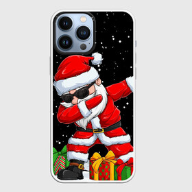 Чехол для iPhone 13 Pro Max с принтом SANTA, DAB в Белгороде,  |  | 2021 | 2022 | bad | christmas | dab | happy | merry | merry christmas | new year | santa | snow | sweater | ugly christmas | winter | деб | дэб | зима | новогодний | новогодняя | новый год | рождественский | рождественский свитер | рождеств