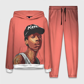 Женский костюм 3D (с толстовкой) с принтом Wiz Khalifa Art в Белгороде,  |  | hip hop | rap | rep | wiz halifa | wiz khalifa | виз халифа | исполнители | исполнитель | музыка | реп