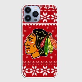 Чехол для iPhone 13 Pro Max с принтом Чикаго Блэкхокс | Chicago Blackhawks | Новогодний в Белгороде,  |  | 2021 | 2022 | blackhawks | chicago | chicago blackhawks | christmas | hockey | merry christmas | new year | nhl | snow | usa | winter | блэкхокс | зима | новогодний | новогодняя | новый год | нхл | ро | рождество | снег | спорт | сша | хокк