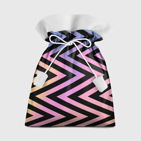 Подарочный 3D мешок с принтом HOLO ZIGWAVE | ГОЛОГРАФИЧЕСКИЙ ЗИГЗАГ в Белгороде, 100% полиэстер | Размер: 29*39 см | Тематика изображения на принте: abstract | holo | stripes | zigzag | абстракция | голографический | зигзаг