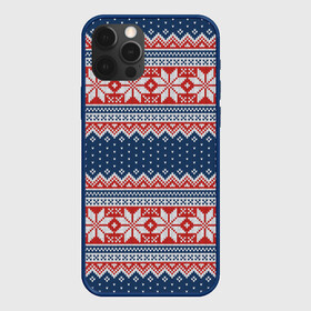 Чехол для iPhone 12 Pro Max с принтом Knitted Pattern в Белгороде, Силикон |  | Тематика изображения на принте: background | christmas | holiday | knitted pattern | new year | pattern | snowflakes | texture | вязаный узор | новый год | паттерн | праздник | рождество | снежинки | текстура | узор | фон