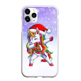 Чехол для iPhone 11 Pro матовый с принтом Xmas Unicorn Dabbing   Рождественский Единорог Даб в Белгороде, Силикон |  | christmas | dabbing | santa | unicorn | даббинг | дед мороз | единорог | зима | новый год | радуга | радужный | рождество | санта | снег | снежинка | юникорн