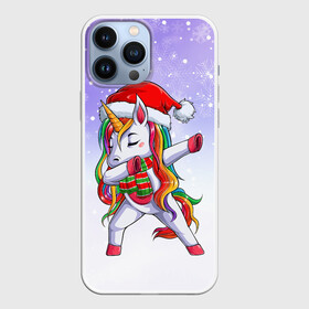 Чехол для iPhone 13 Pro Max с принтом Xmas Unicorn Dabbing   Рождественский Единорог Даб в Белгороде,  |  | christmas | dabbing | santa | unicorn | даббинг | дед мороз | единорог | зима | новый год | радуга | радужный | рождество | санта | снег | снежинка | юникорн