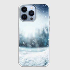 Чехол для iPhone 13 Pro с принтом МОРОЗНАЯ СВЕЖЕСТЬ | МЕТЕЛЬ в Белгороде,  |  | 2022 | christmas | cold | merry | new | snow | winter | year | буря | год | елка | елки | ель | зима | лес | метель | мороз | новый | рождество | снег | снежинка | снежинки | снежная | холод