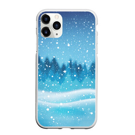 Чехол для iPhone 11 Pro Max матовый с принтом ЗИМНИЙ ЛЕС | WINTER FOREST в Белгороде, Силикон |  | 2022 | christmas | cold | merry | new | snow | winter | year | буря | год | елка | елки | ель | зима | лес | метель | мороз | новый | рождество | снег | снежинка | снежинки | холод