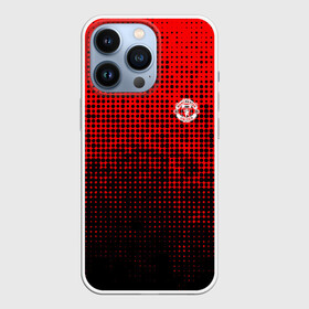 Чехол для iPhone 13 Pro с принтом MU red black в Белгороде,  |  | manchester | manchester united | mu | old trafford | red devils | англия | апл | красные дьяволы | манчестер | манчестер юнайтед | премьер лига | роналду | футбол