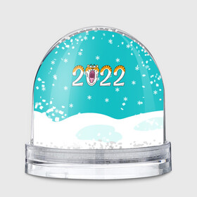 Игрушка Снежный шар с принтом Надпись 2022 Новый год в Белгороде, Пластик | Изображение внутри шара печатается на глянцевой фотобумаге с двух сторон | 2022 | год тигра | новый год | новый год 2022 | символ года | тигр | тигренок | тигрица | тигры