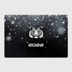 Магнитный плакат 3Х2 с принтом Новогодний тигр символ 2022. в Белгороде, Полимерный материал с магнитным слоем | 6 деталей размером 9*9 см | 2022 | merry christmas | год тигра | зима близко | нг | новогодний | новогодний тигр | новогодняя символика | новый год | новый год 2022 | рождество | символ 2022 года | снег | снежинки | тигр
