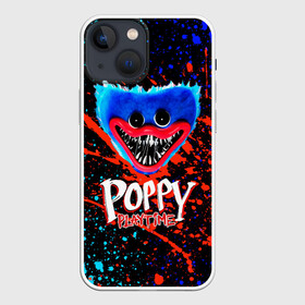 Чехол для iPhone 13 mini с принтом Poppy Playtime Лицо Хагги Вагги в Белгороде,  |  | Тематика изображения на принте: horror | huggy | huggy wuggy | monster | poppy playtime | монстр | поппи плейтайм | поппи плэйтайм | хагги | хагги вагги | хоррор игра