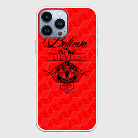 Чехол для iPhone 13 Pro Max с принтом MU Red Devils coral theme в Белгороде,  |  | Тематика изображения на принте: manchester united | mu | mufc | old trafford | англия | апл | красные | красные дьяволы | лига чемпионов | манчестер | манчестер юнайтед | мю | олд траффорд | премьер лига | театр мечты | футбол