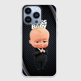 Чехол для iPhone 13 Pro с принтом BOSS black  blue в Белгороде,  |  | baby | boss | boss baby | босс | босс молокосос | маленький босс | малыш | мальчик | молокосос | ребенок