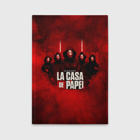 Обложка для автодокументов с принтом БУМАЖНЫЙ ДОМ - LA CASA DE PAPEL - BELLA CIAO в Белгороде, натуральная кожа |  размер 19,9*13 см; внутри 4 больших “конверта” для документов и один маленький отдел — туда идеально встанут права | bella ciao | la casa de papel | бумажный дом | ла каса де | ла каса де папель | ла каса де пепел | лакаса | сериал | фильм