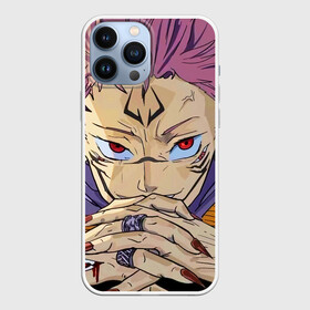 Чехол для iPhone 13 Pro Max с принтом Jujutsu Kaisen (Магическая битва)   Сукуна в Белгороде,  |  | jujutsu kaisen | sukuna | аниме | двуликий | дзюдзюцу кайсэн | магическая битва | манга | сукуна