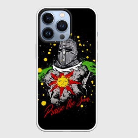 Чехол для iPhone 13 Pro с принтом Praise the Sun Dark Souls в Белгороде,  |  | Тематика изображения на принте: ashen one | dark souls | games | praise the sun | игры | компьютерные игры | негорящий | неопалимый | рыцарь | тёмные души