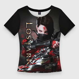 Женская футболка 3D Slim с принтом LOST ARK REAPER в Белгороде,  |  | action rpg | lost ark | reaper | ассасин | воин | герои | игры | лост арк | маг | персонажи | стрелок
