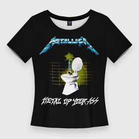 Женская футболка 3D Slim с принтом Kill Em All  Metallica в Белгороде,  |  | hard | heavy | james hetfield | kirk hammett | lars ulrich | metallica | music | robert trujillo | rock band | thrash | thrashmetal | джеймс хэтфилд | кирк хэмметт | ларс ульрих | метал | металика | металлика | музыка | роберт трухильо | рок группа | трэш